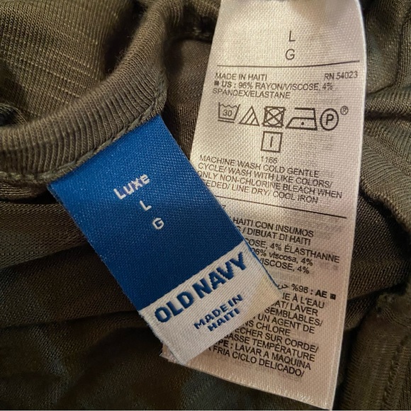 Old Navy long sleeved tunic top. Green Khaki colour. - Picture 3 of 3